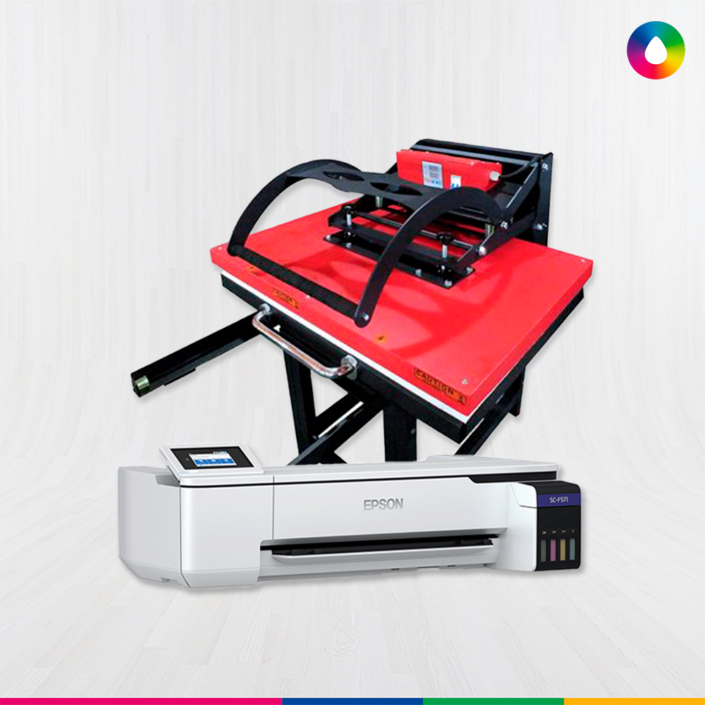 Combo #2 | IMPRESORA F570 & PRENSA BAIYIN 80x100